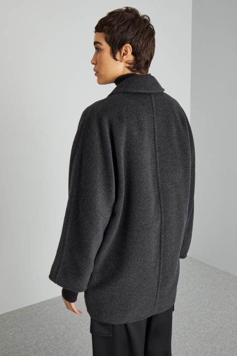 Caban in beaver di pura lana