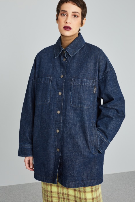 Padded denim jacket Intrend