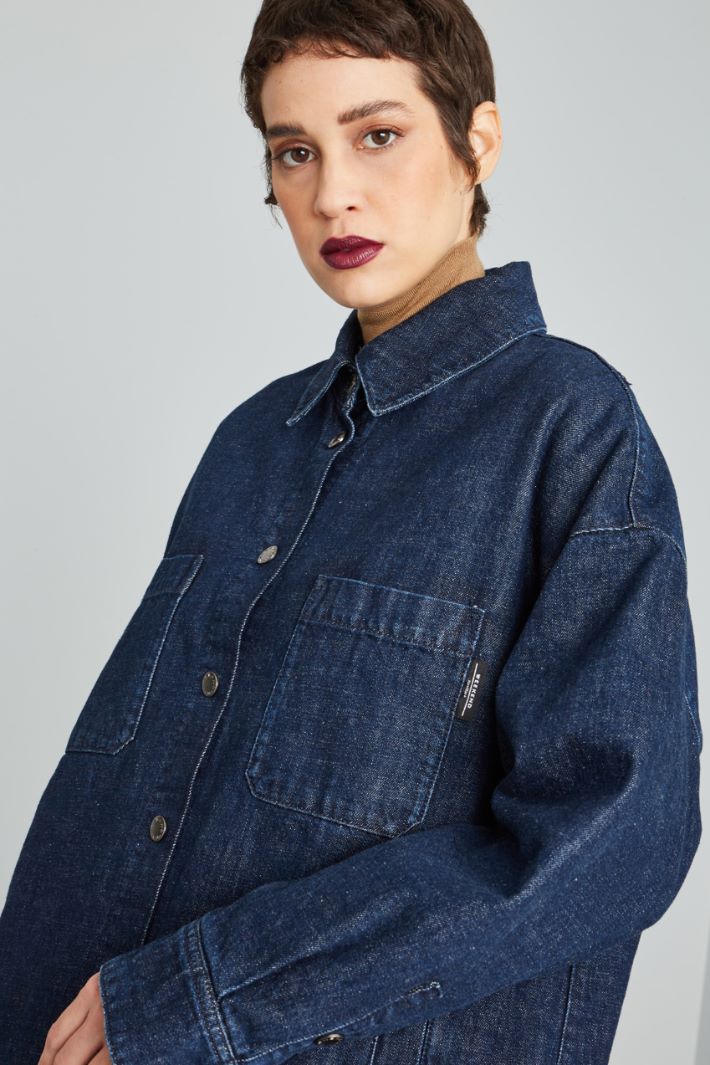 Padded denim jacket Intrend - 4