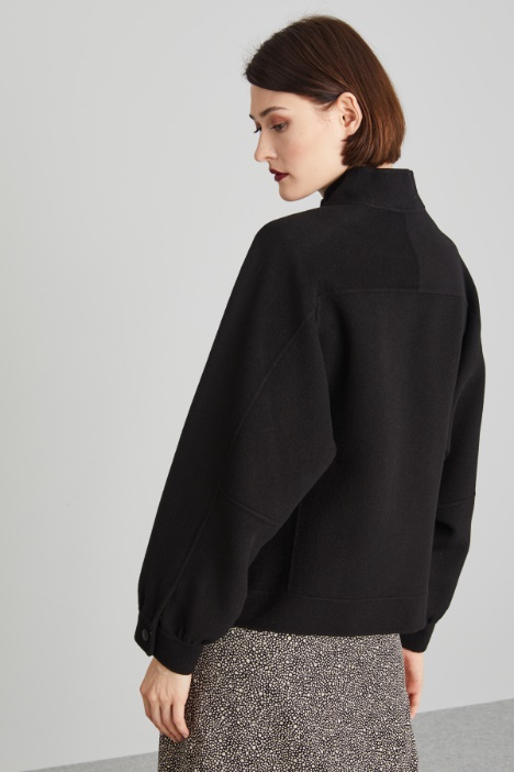 Giacca con collo montante