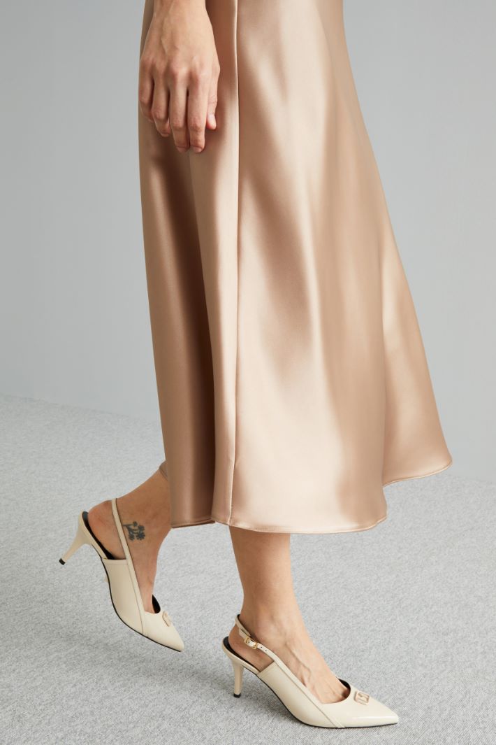 Fluid satin skirt Intrend - 4