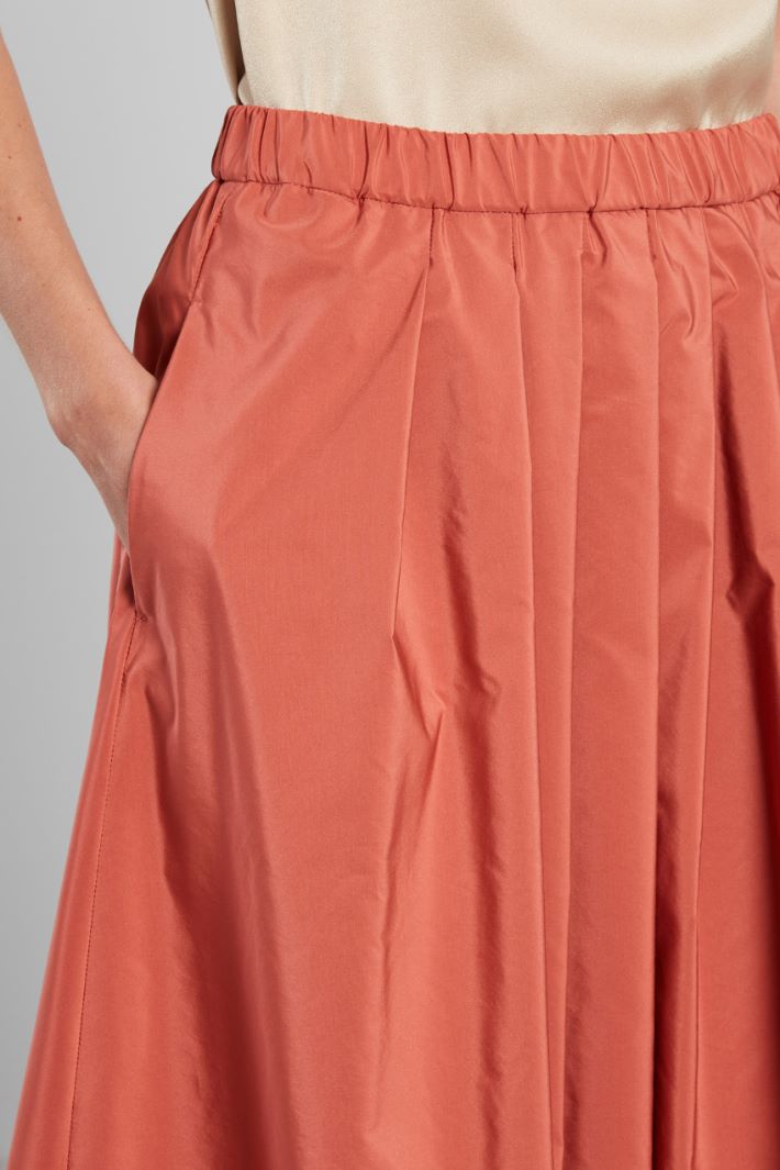 Full skirt in lamé taffeta Intrend - 4