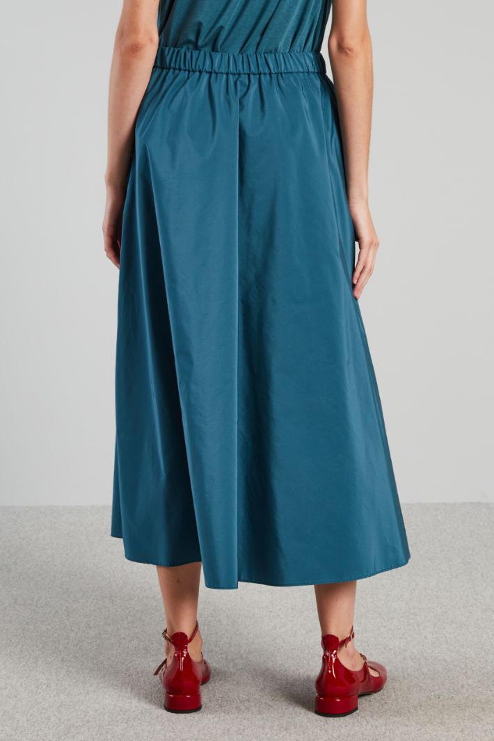 Full skirt in lamé taffeta Intrend - 2