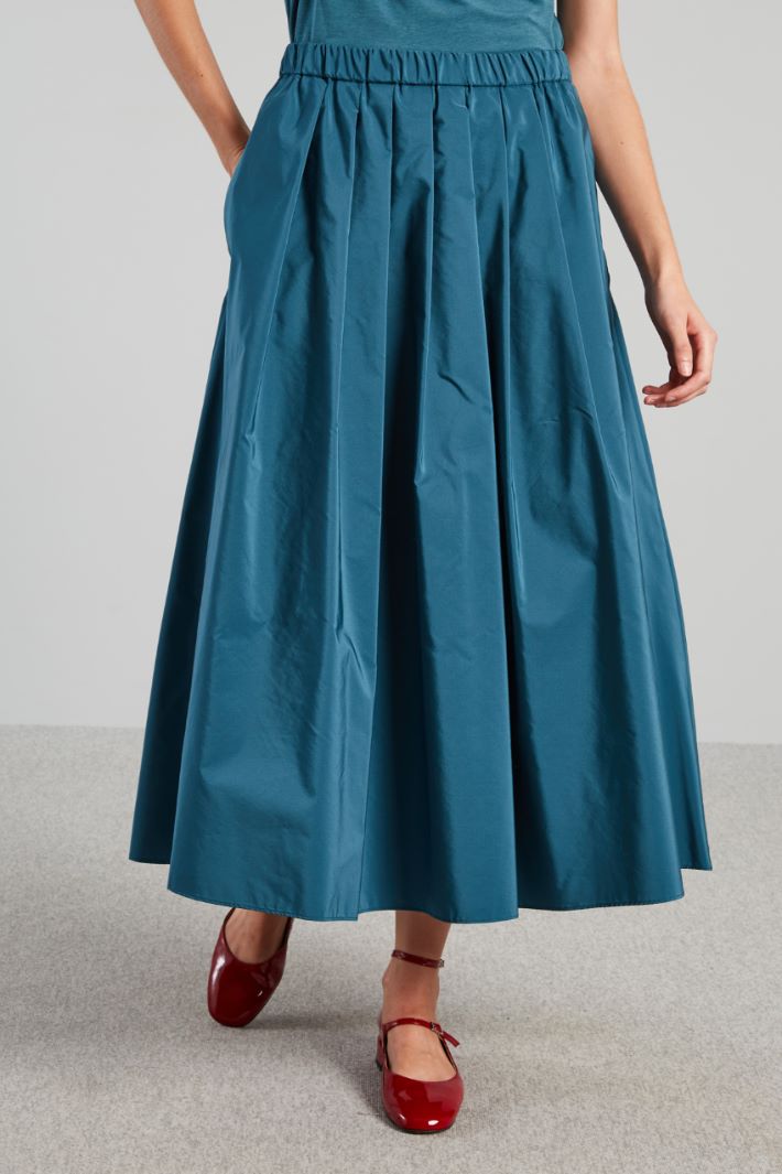 Full skirt in lamé taffeta Intrend - 3