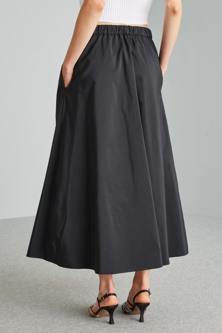 Full skirt in lamé taffeta Intrend - 2