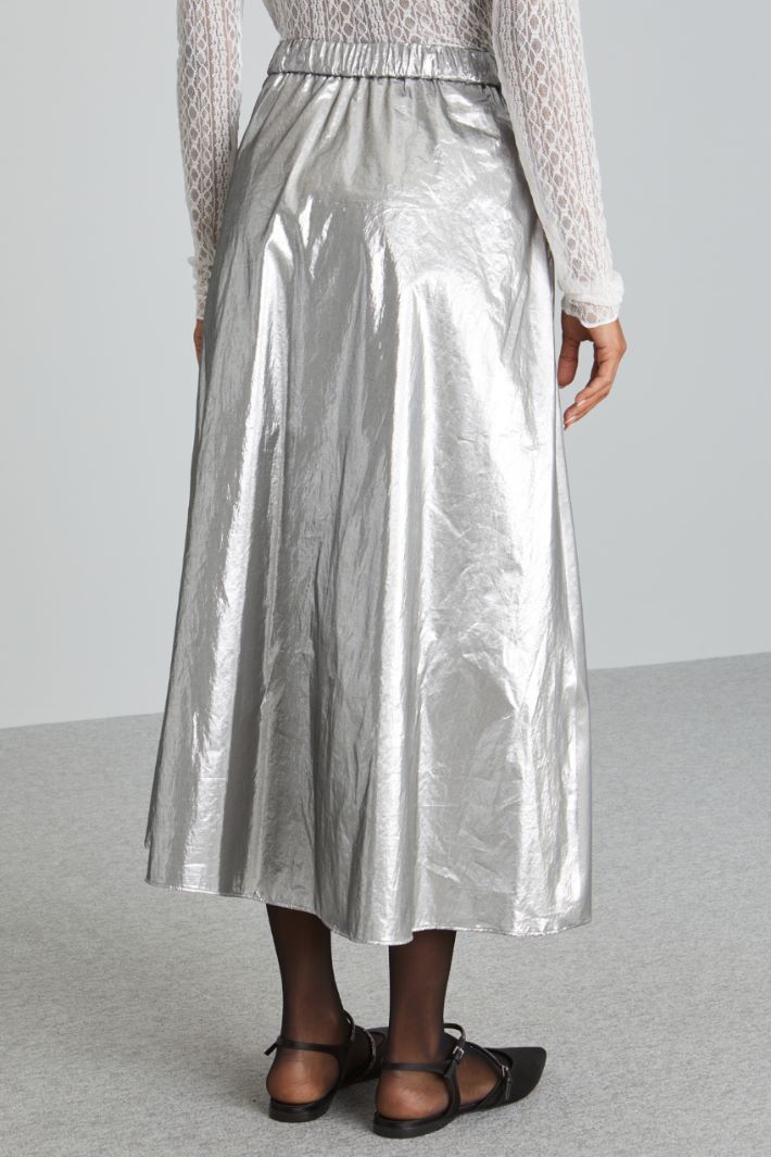 Full skirt in  lamé taffeta Intrend - 2