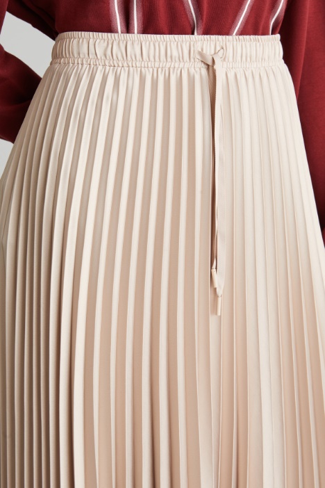 Gonna plissè con coulisse