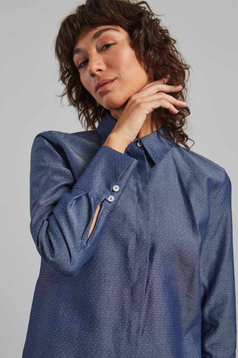 Camicia in oxford di cotone