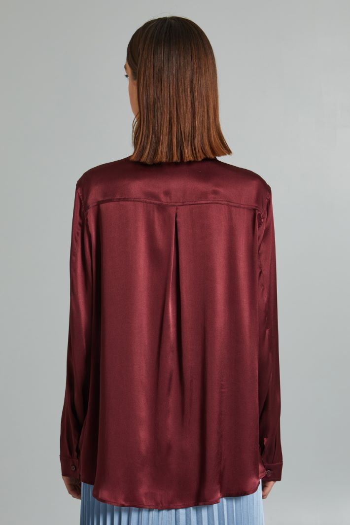 Fluid satin shirt Intrend - 2