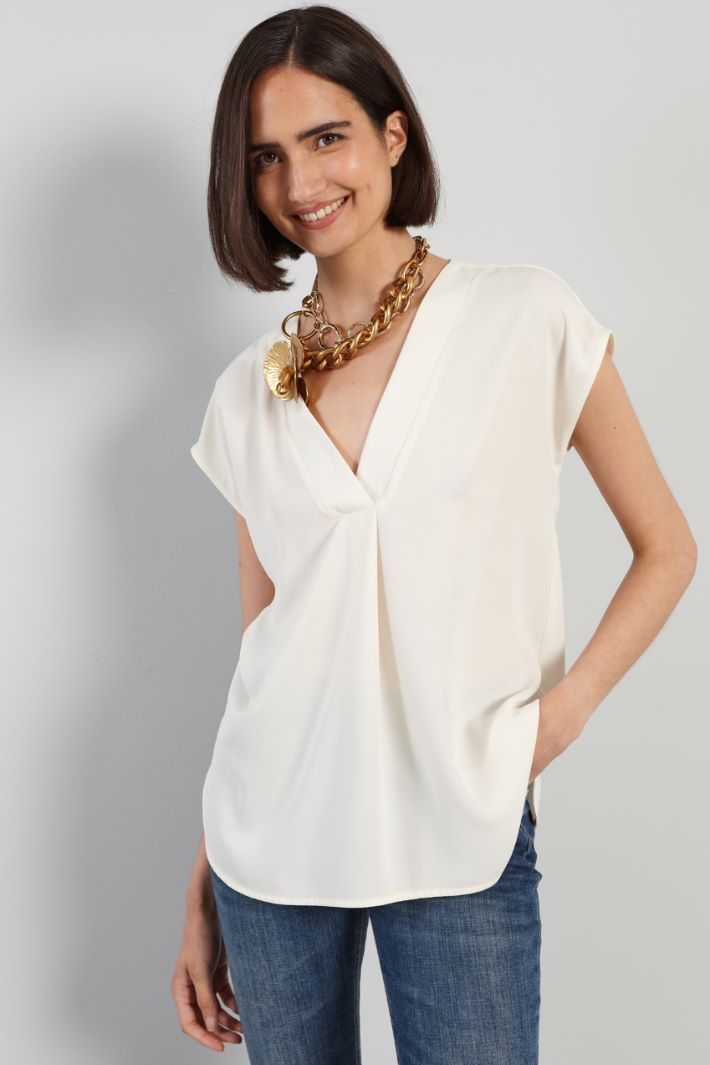 Blouse with flat pleat Intrend - 3