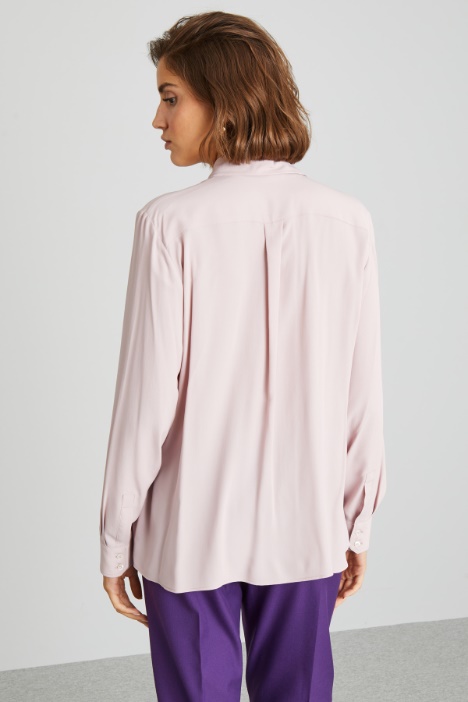 Camicia in crépe de chine