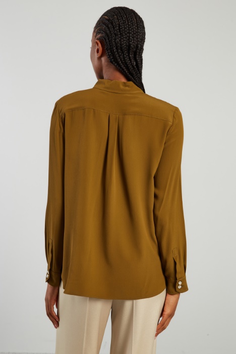 Camicia in crépe de chine