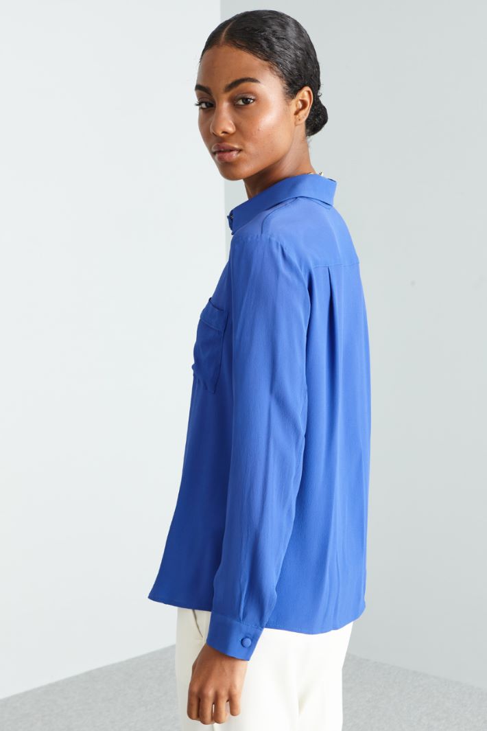 Crepe de chine shirt Intrend - 2