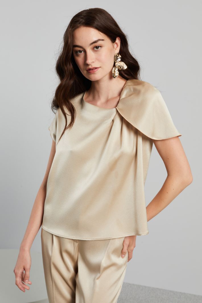 Draped blouse Intrend - 3