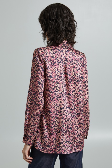 Camicia con stampa all over