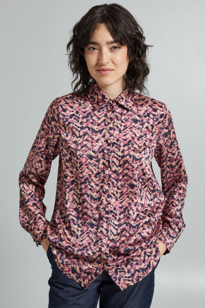 Print-adorned shirt Intrend - 3