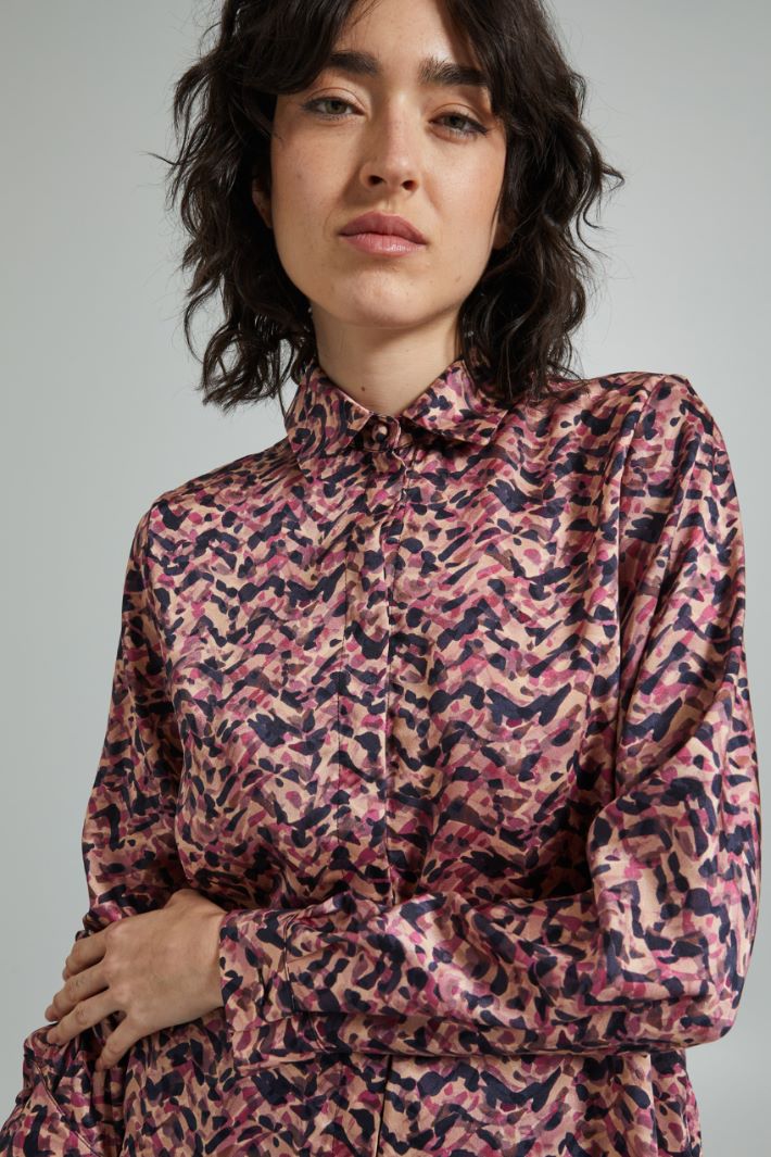 Print-adorned shirt Intrend - 4