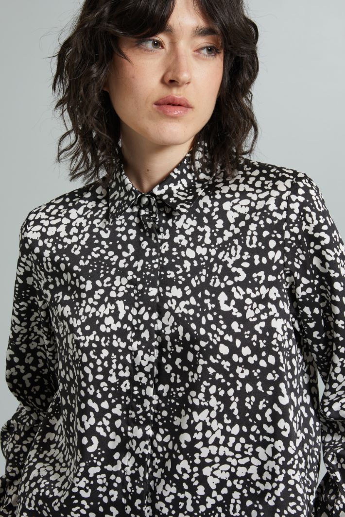 Print-adorned shirt Intrend - 4