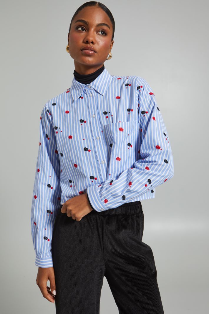 Embroidered shirt Intrend - 3