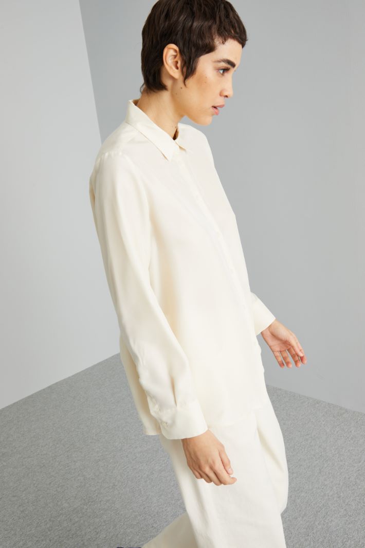 Washed silk shirt Intrend - 3