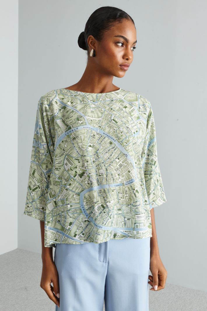 Printed blouse Intrend - 3