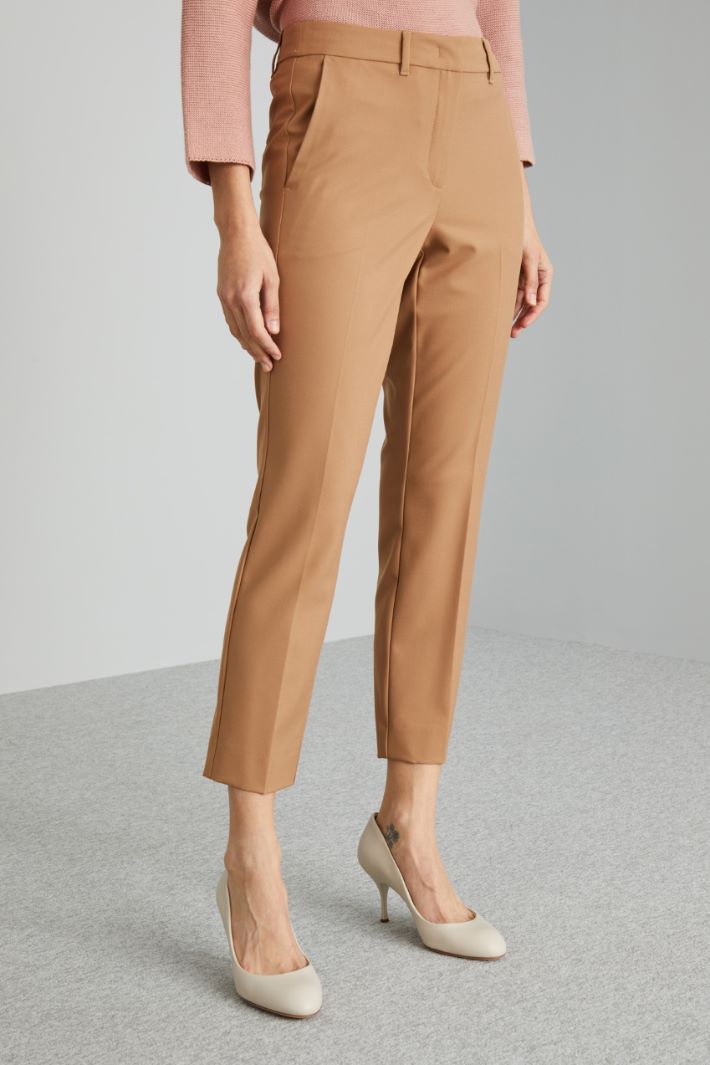 Canvas cigarette trousers Intrend - 3