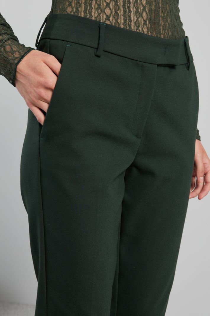 Pantaloni in tela di cotone Intrend - 4