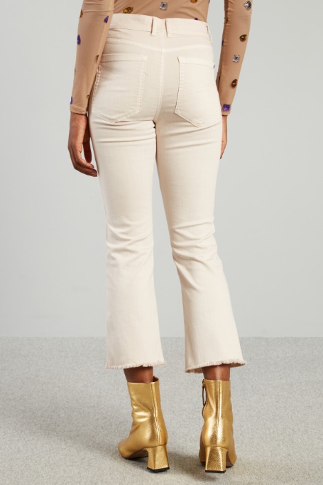 Pantaloni flare in bull