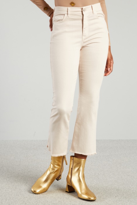 Pantaloni flare in bull