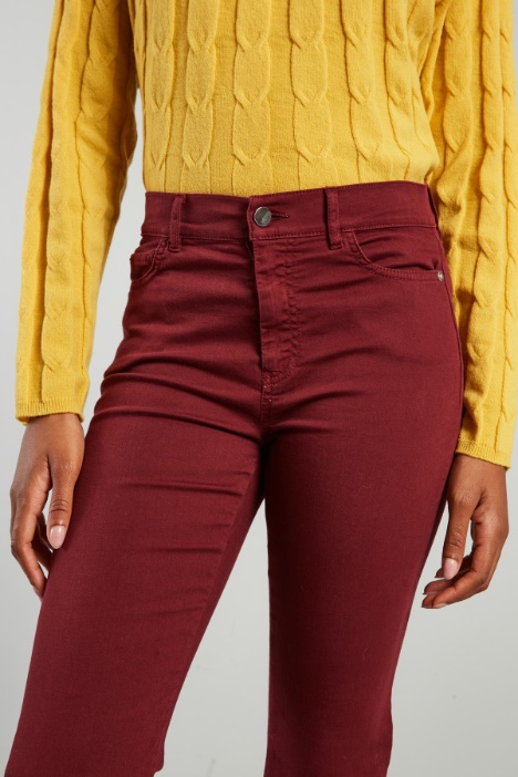 Pantaloni flare in bull