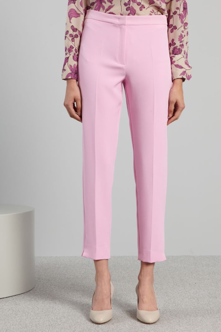 Trousers with slits at hem Intrend - 3