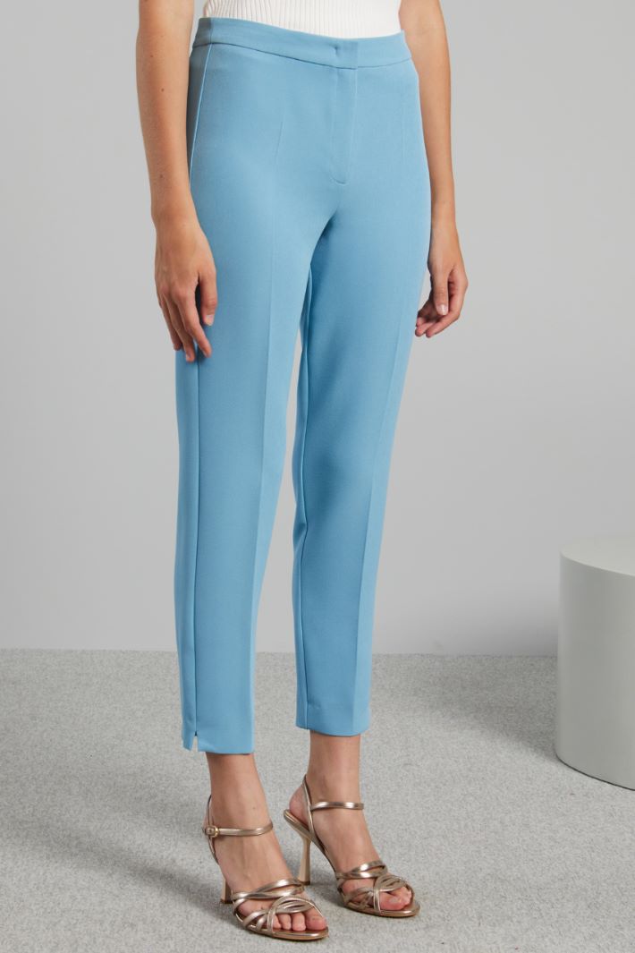 Trousers with slits at hem Intrend - 3