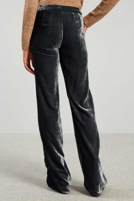 Pantaloni morbidi in ciniglia