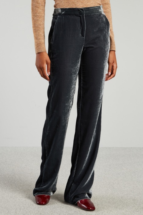 Pantaloni morbidi in ciniglia