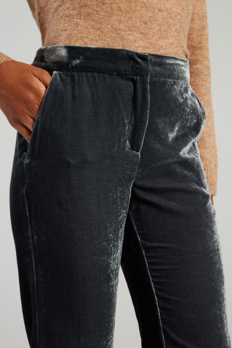 Pantaloni morbidi in ciniglia