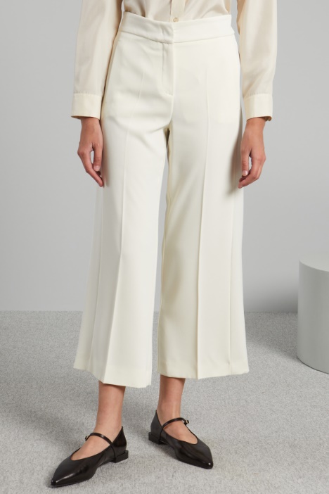 Pantaloni in enver satin