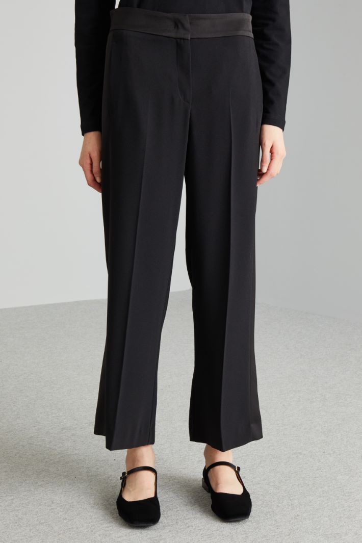 Envers satin trousers Intrend - 3