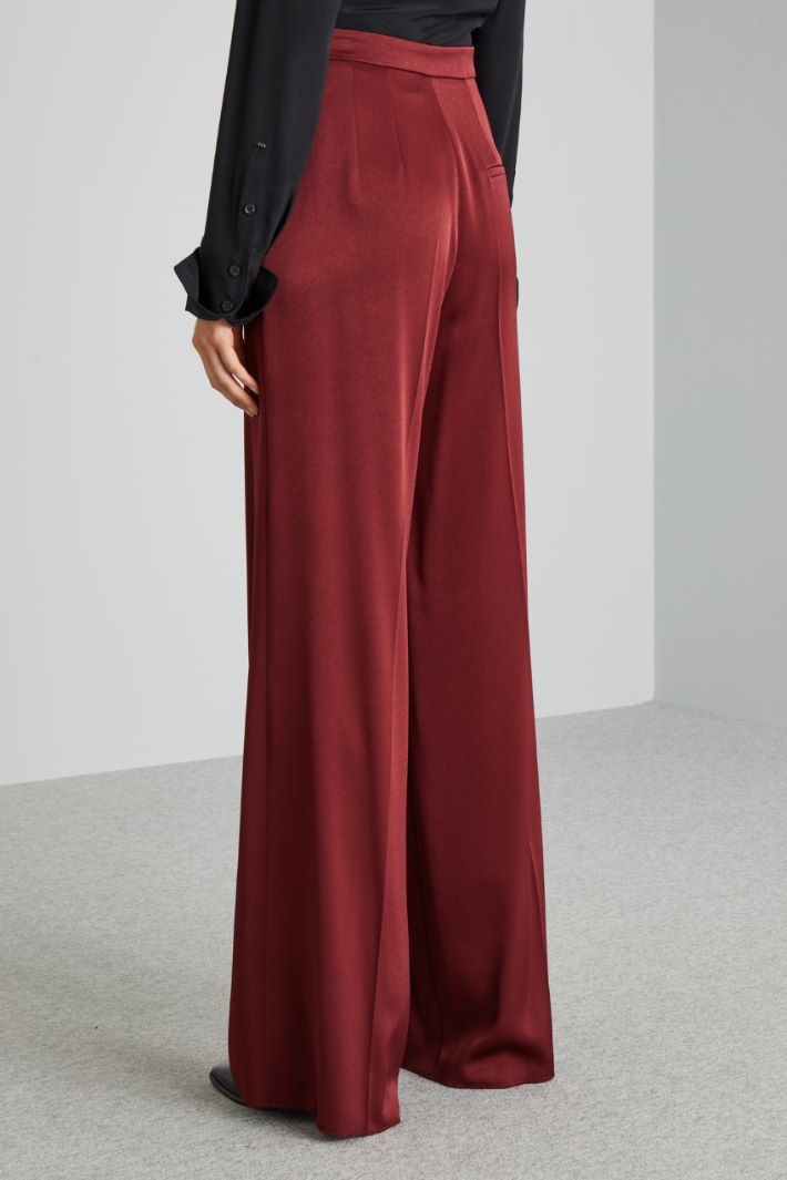 Satin palazzo trousers Intrend - 2