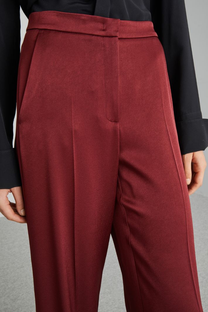 Satin palazzo trousers Intrend - 4