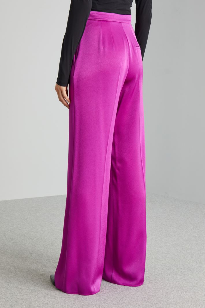 Satin palazzo trousers Intrend - 2