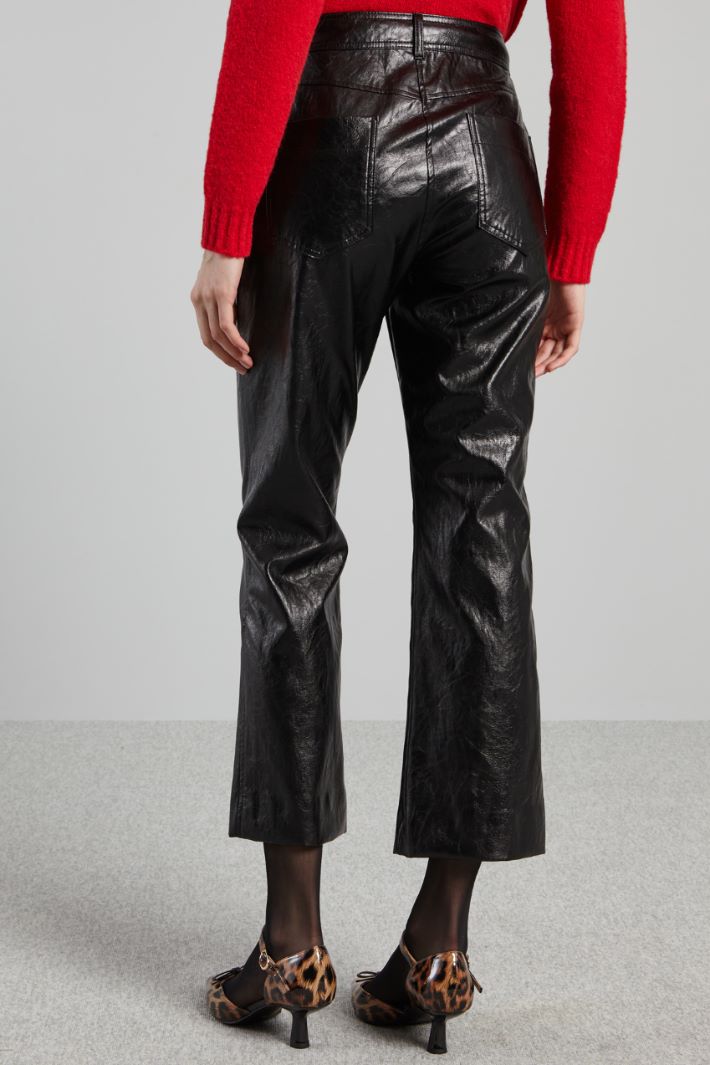 Faux leather trousers Intrend - 2