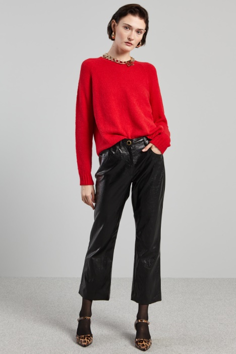 Faux leather trousers Intrend