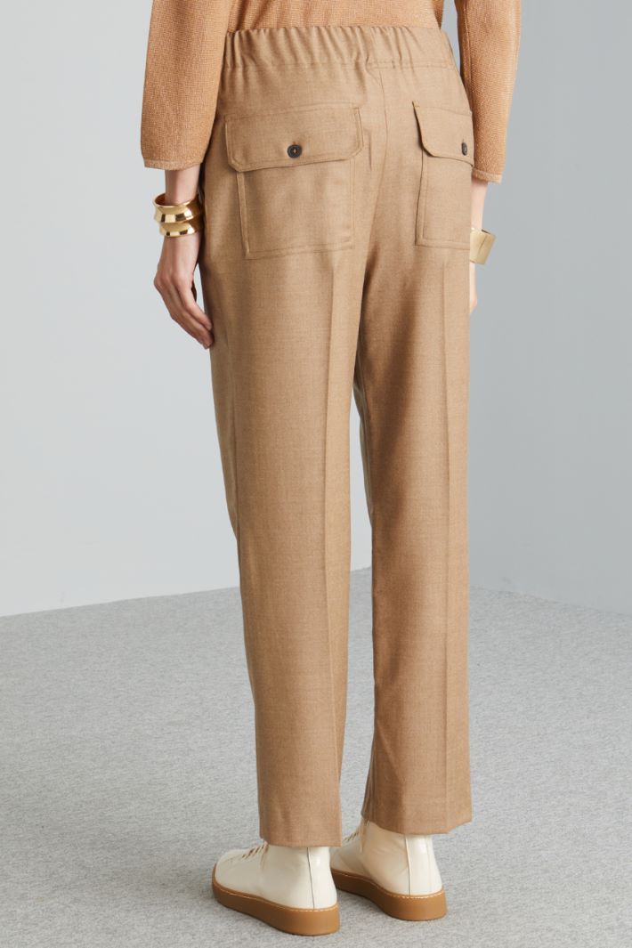 Trousers with elastic insert Intrend - 2