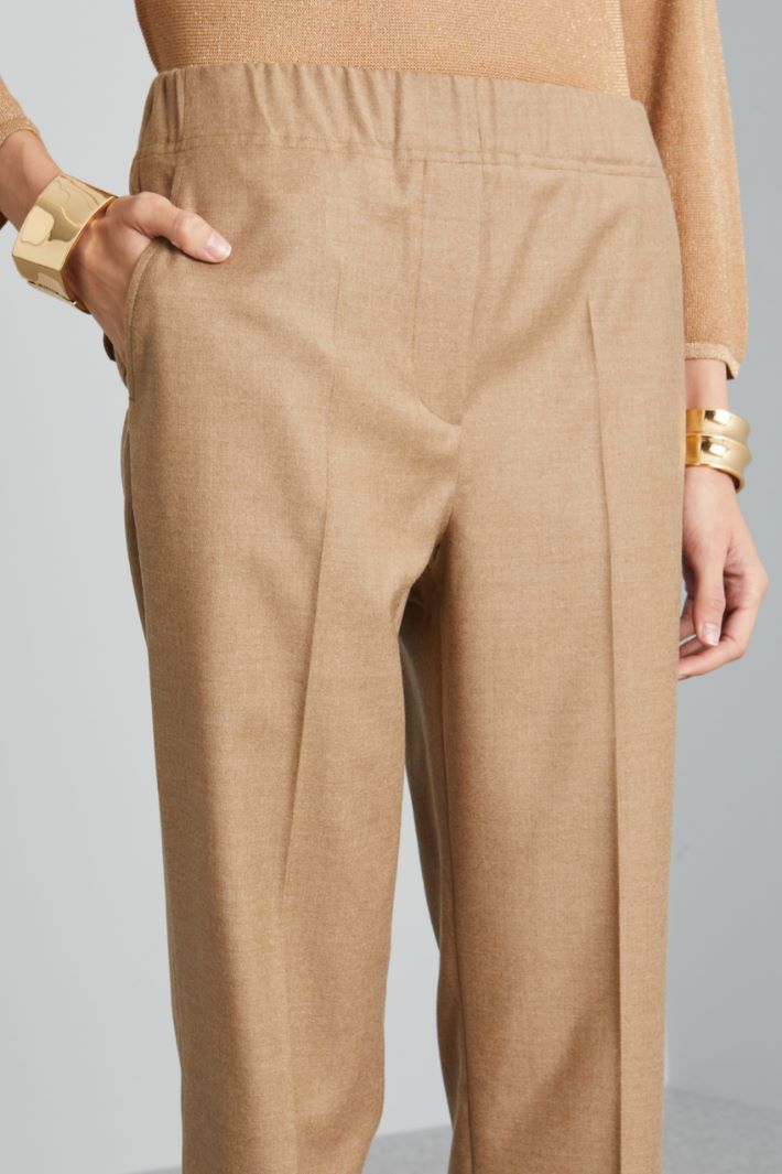 Trousers with elastic insert Intrend - 4