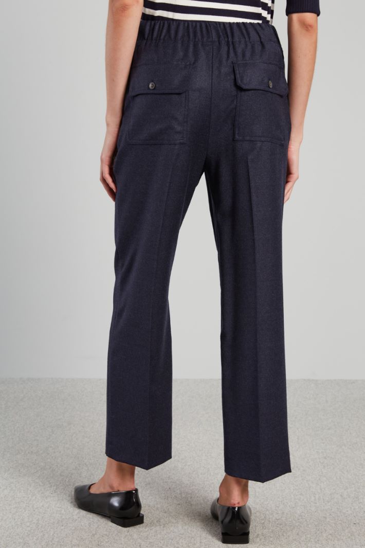 Trousers with elastic insert Intrend - 2