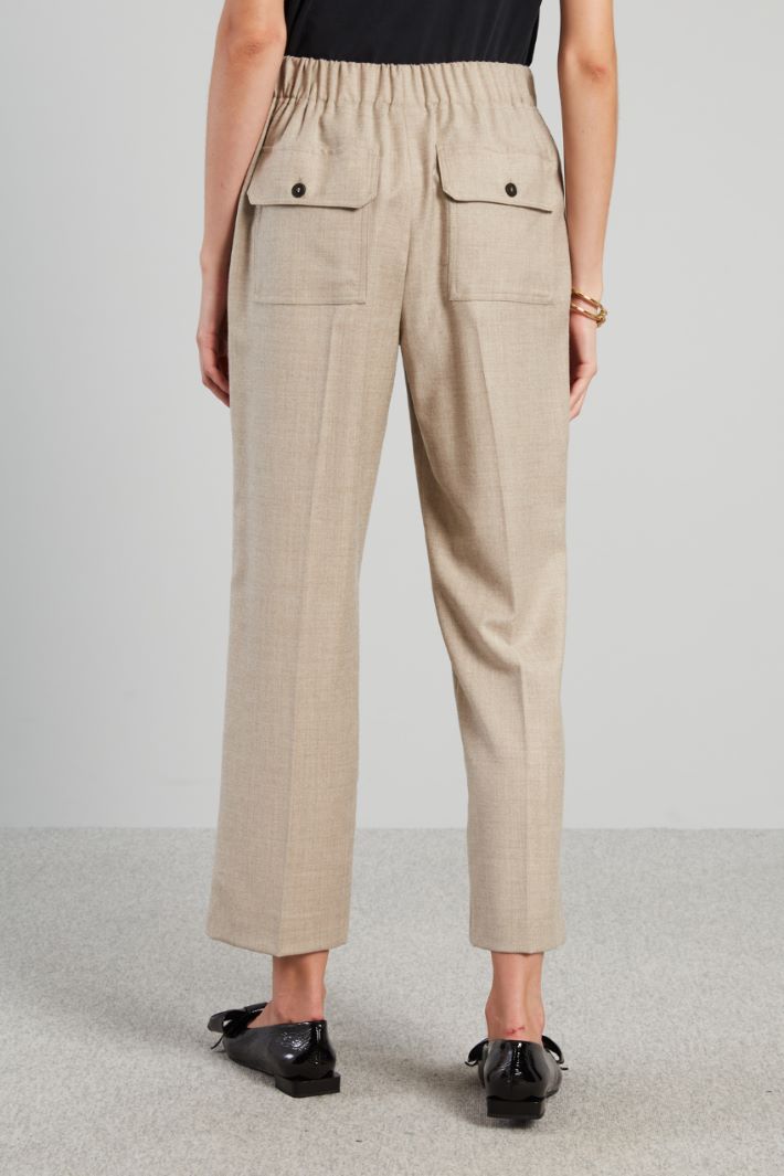 Trousers with elastic insert Intrend - 2