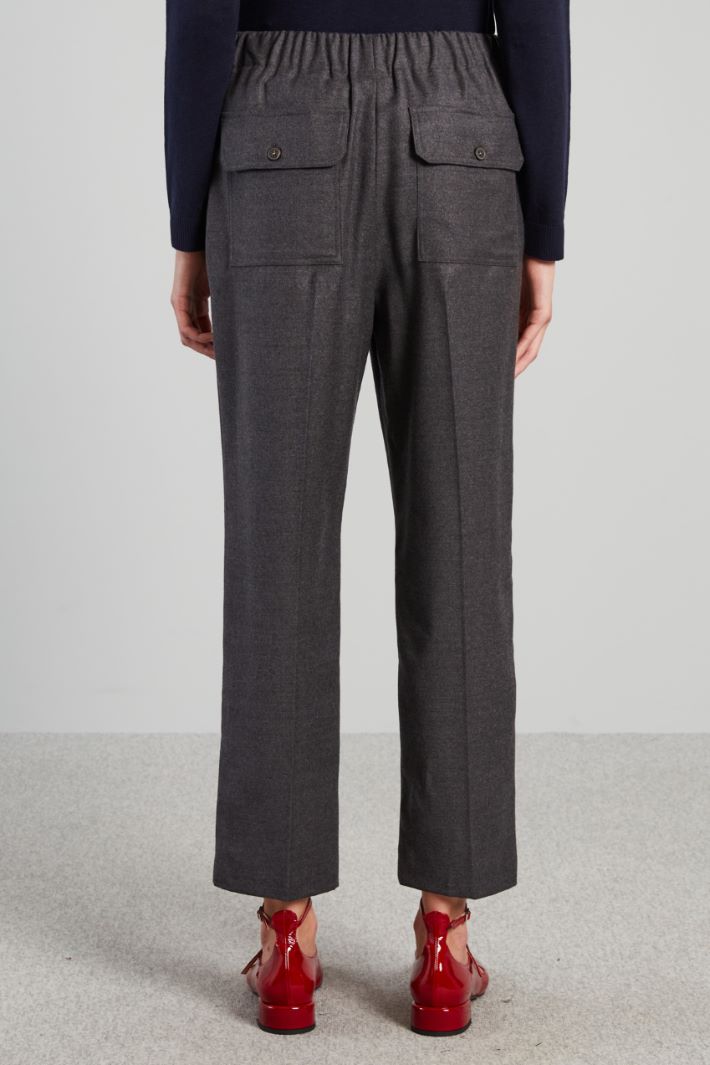 Trousers with elastic insert Intrend - 2