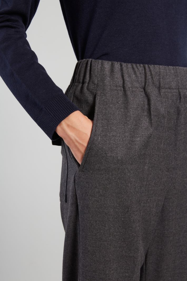 Trousers with elastic insert Intrend - 4