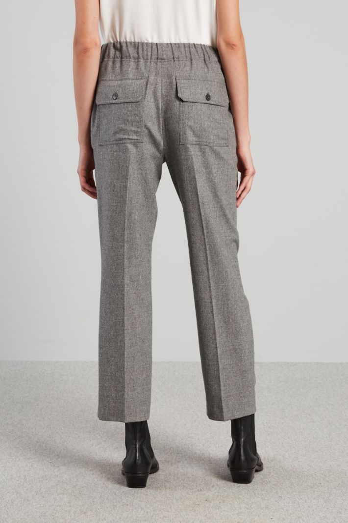 Trousers with elastic insert Intrend - 2