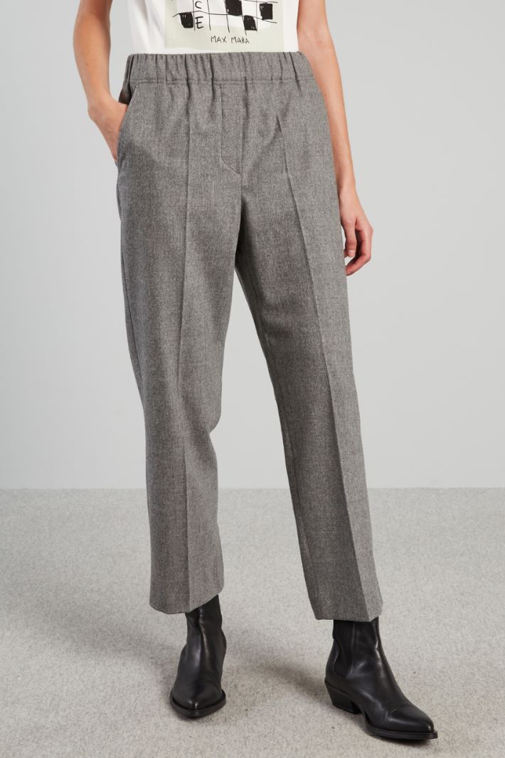 Trousers with elastic insert Intrend - 3